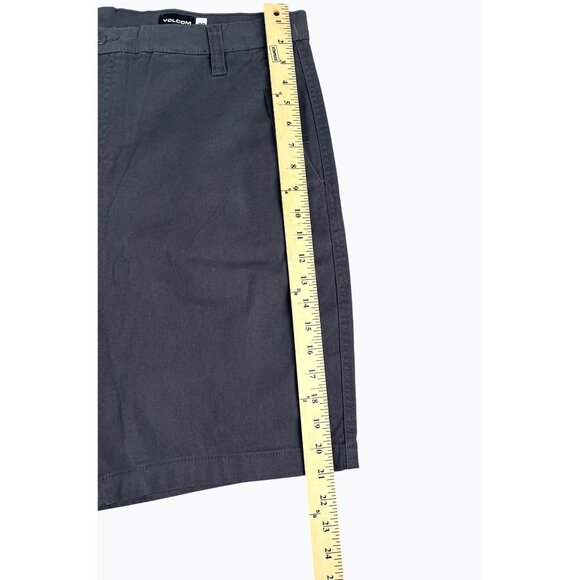 Volcom Mens Road Trip Shorts Charcoal Cotton Blend Casual Wear Size 38 - Picture 6 of 13